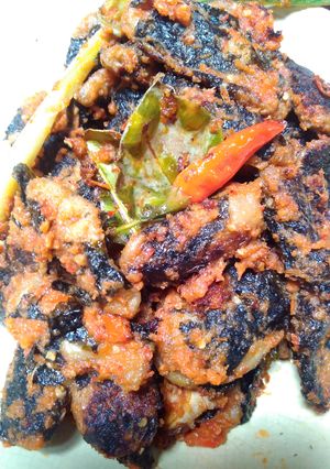 Foto resep Daging Ikan Gindara Palsu Berselimut Bumbu Asam Manis Pedas
