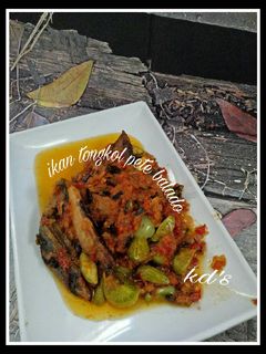 Foto resep Ikan Tongkol pete balado