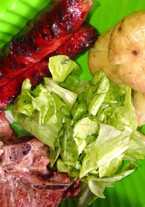 Foto de Batata a Murro Com Mista de Carne