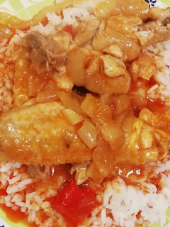 Una foto de Alitas de pollo en salsa express tipo barbacoa
