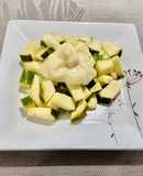 Ensalada de zapallito italiano con mayonesa