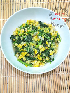Foto resep Tumis Bayam dengan Jagung