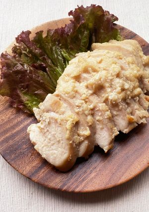 A picture of ✿ Onion Koji ✿ Oven-Baked Chicken Breast.