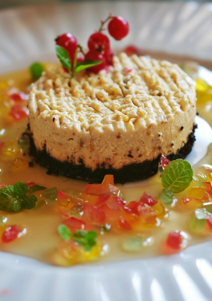 Una foto de Pastel de higos confitados