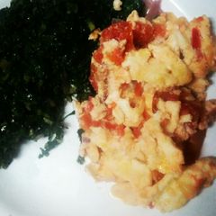 A picture of Spinach saute.
