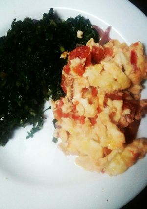 A picture of Spinach saute.