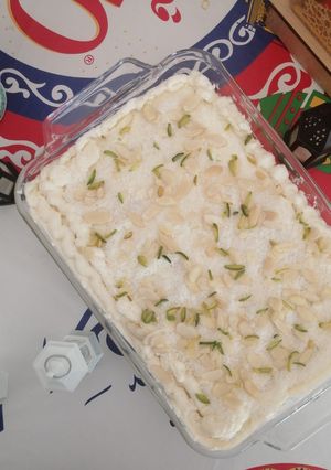 صورة لوصفة حلوى النارجيل الكريمية الباردة 😋