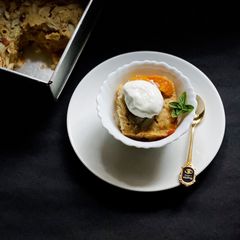 A picture of Apricot Cobbler.