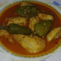 A picture of Achar Gosht.