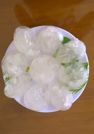 Hình của món Rau câu dừa.