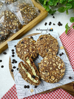Foto resep Choco Soft Cookies with Cheese Filling (1012)