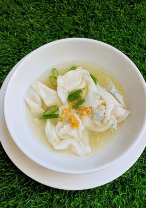 Foto resep Pangsit Kuah Isi Ayam Udang