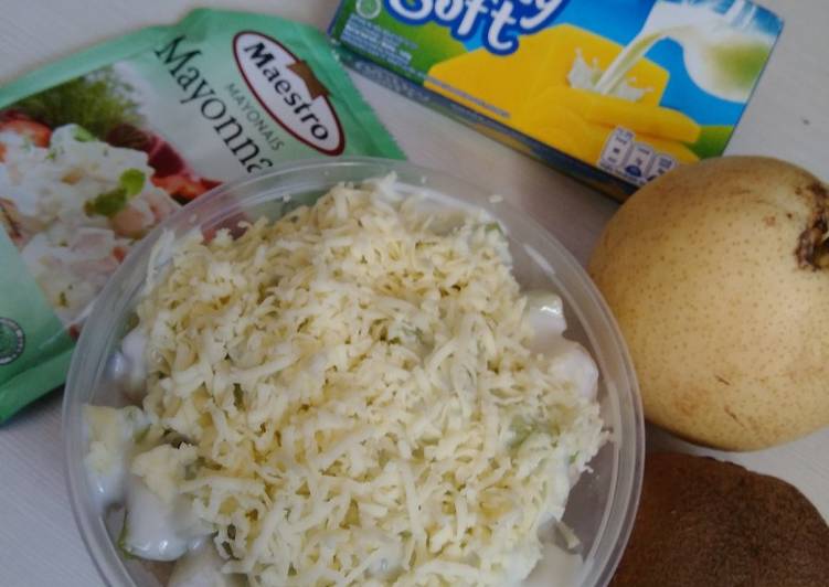 Bagaimana Membuat Salad Buah Yoghurt modal 13.500 Anti Gagal