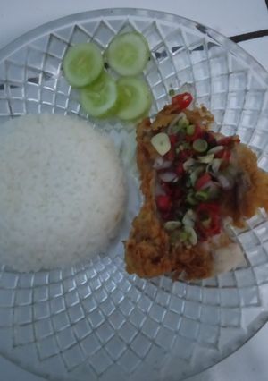 Foto resep Ayam Geprek sambal Matah