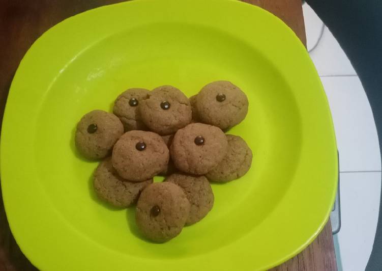 35. Chocolate Cookies 4 Bahan Saja (no mixer no oven)