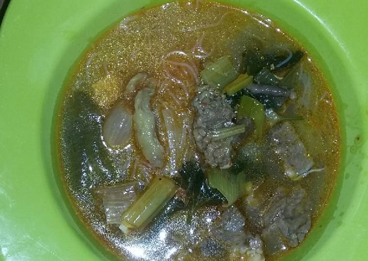 Cara Membuat Soto daging tauco ala kadarnya yang Enak