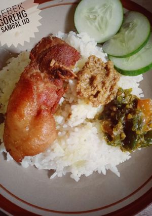 Foto resep Bebek goreng sambal ijo