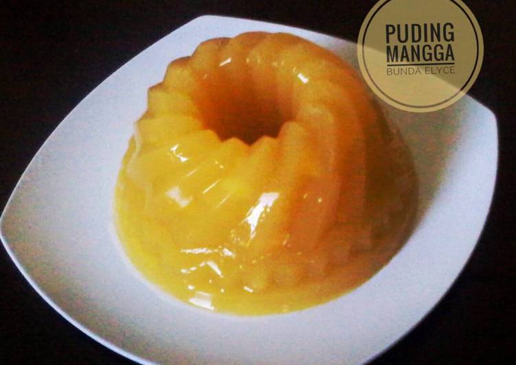 Puding mangga super simpel