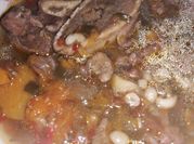 Una foto de locro de ossobuco