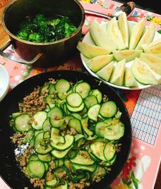 bí ngòi xào thịt băm