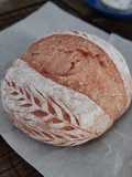 Angkak Wijen Sourdough Bread