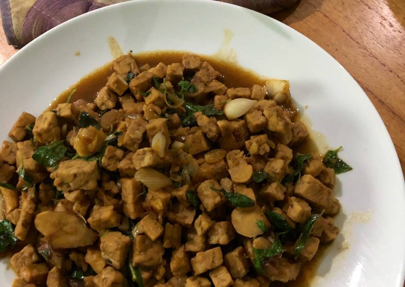 Tumis Tempe Kemangi (sehat)