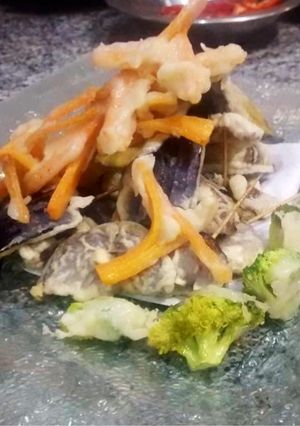Una foto de Tempura de Verduras