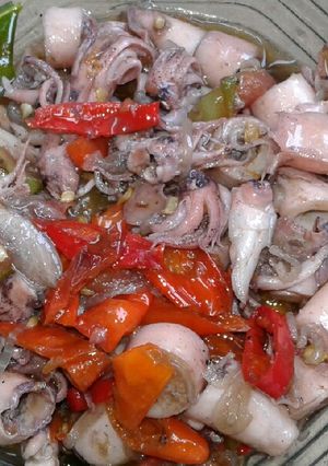Foto resep Cumi Asin Lada