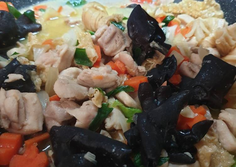 Resep Ayam jamur Anti Gagal