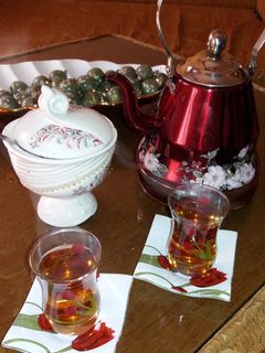 صورة لوصفة الشاي المغربي على طريقتي