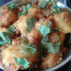 A picture of Dry Dum Aloo.