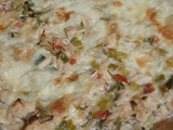 Tarta de pollo y puerro