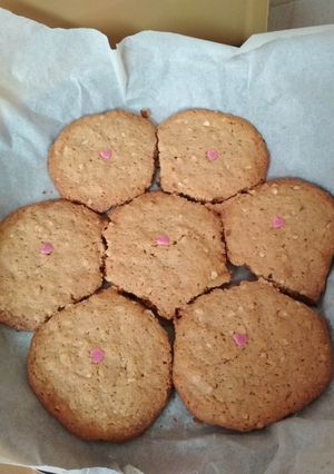 Une photo de Cookies au spéculoos et noisettes