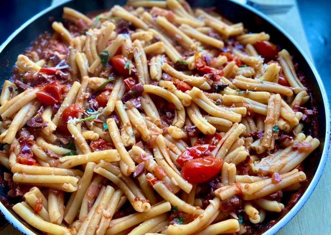 Recipe of Speedy Puttanesca Pasta alla Vodka