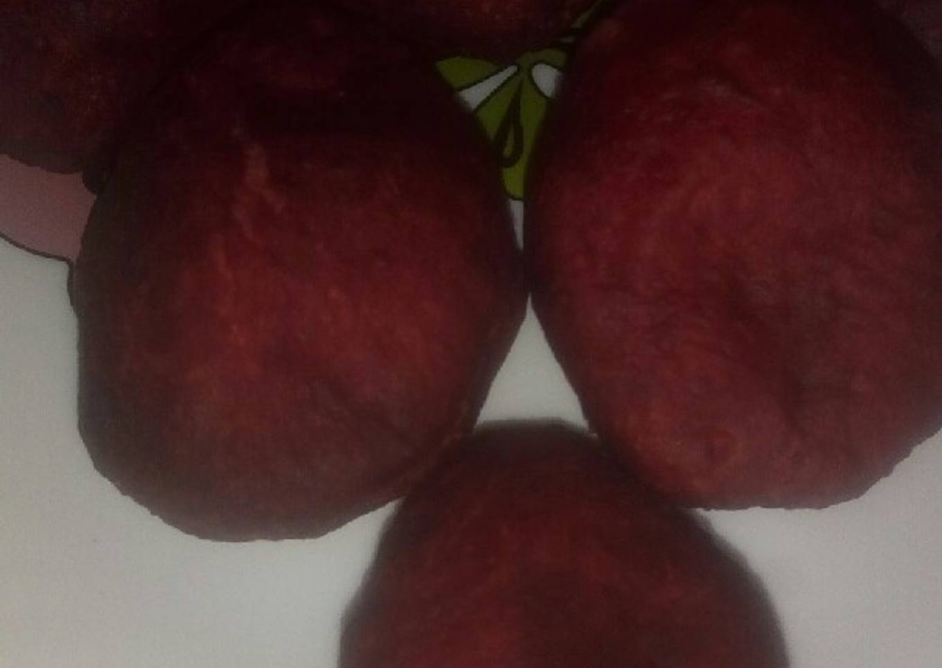 Red vanilla mandazis