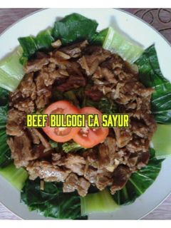 Foto resep Beef bulgogi ca sayur