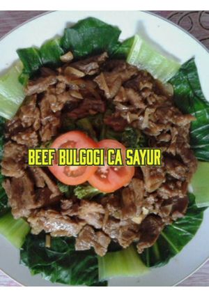 Foto resep Beef bulgogi ca sayur