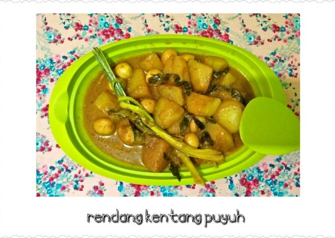 Rendang kentang puyuh