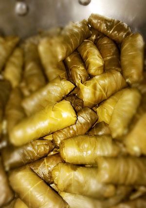 صورة لوصفة ورق عنب بطريقة حنين نجد ☺️