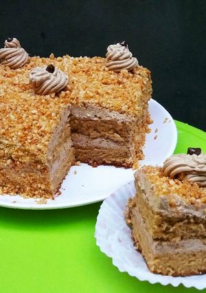 Foto resep Mocca Nougat Cake