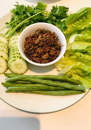 รูปของ น้ำพริกหมูผัด คีโต