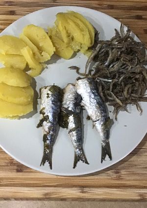 Una foto de Sardinas al horno con lima