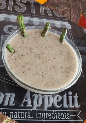 O poză a rețetei Cremă de ciuperci (champiñion) și sparanghel!.