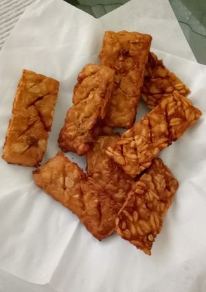Foto resep Tempe goreng sederhana kriuk.
