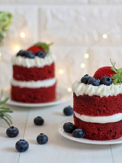 صورة لوصفة كيكة الريد فيلفت