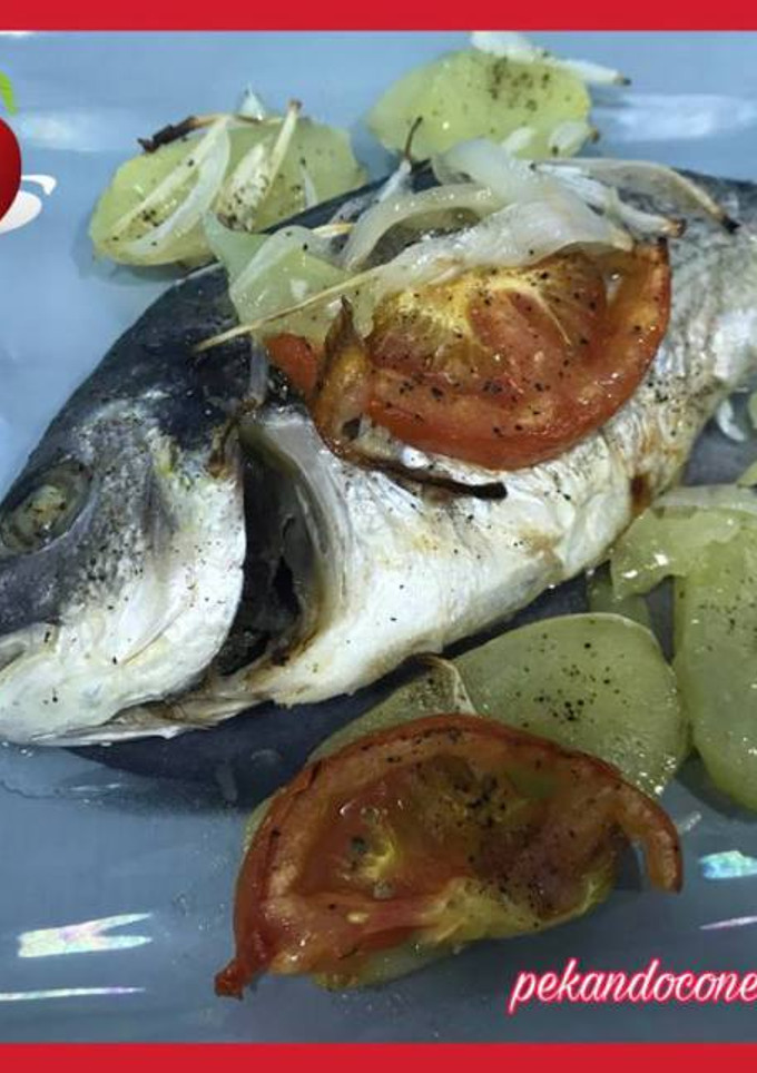 Una foto de Dorada al horno