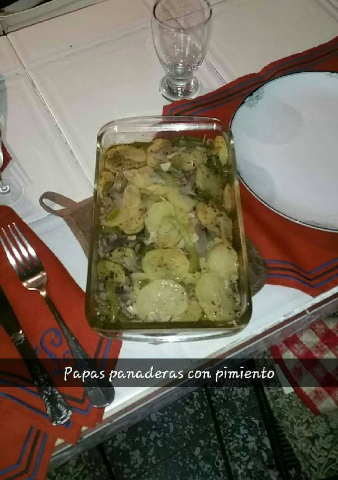 Una foto de Papas panaderas
