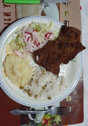 Una foto de Milanesas de res