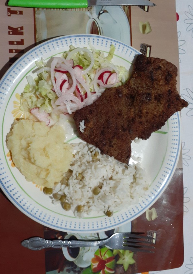 Una foto de Milanesas de res