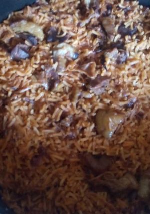 A picture of Mutton Pilau.